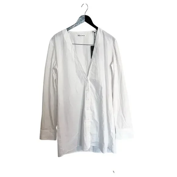 Reformation | Dresses | New Reformation White V Neck Button Front Long Sleeve Mini Shirt Dress | Poshmark Reformation | Dresses | New Reformation White V Neck Button Front Long Sleeve Mini Shirt Dress | Poshmark
